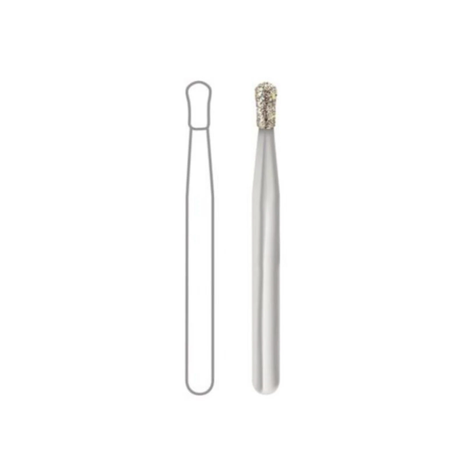 Midwest Once Single-Use Diamond Bur, FG, Medium, Pear, #830-012M, 1.2 mm Diameter, 2.7 mm Length, 25/Pk, 1830012M thumbnail 9