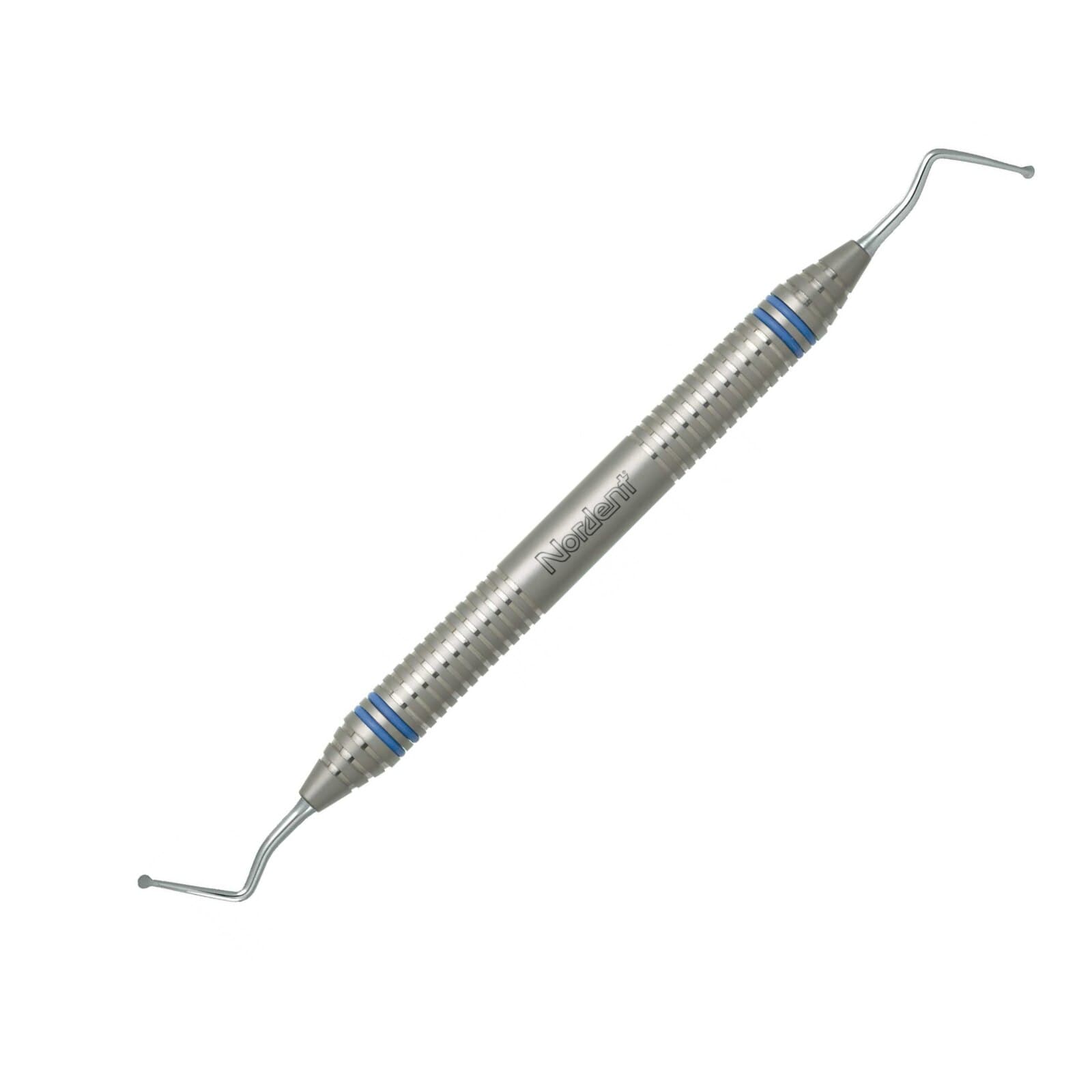 Nordent Endodontic DE Excavator, Long Shank Spoon #33L, Medium Round Handle - Endodontic DE Excavator Long Shank Spoon #33L Med-Rnd Handle - Image 1