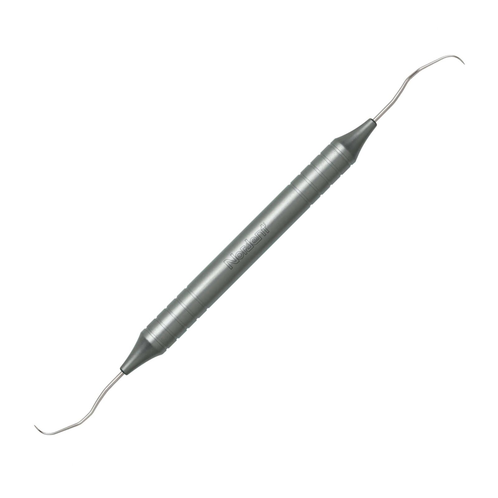 Nordent Explorer Double-Ended ODU #11-12 Long, DuraLite Round Handle, Stainless Steel, REEX11-12L thumbnail 3