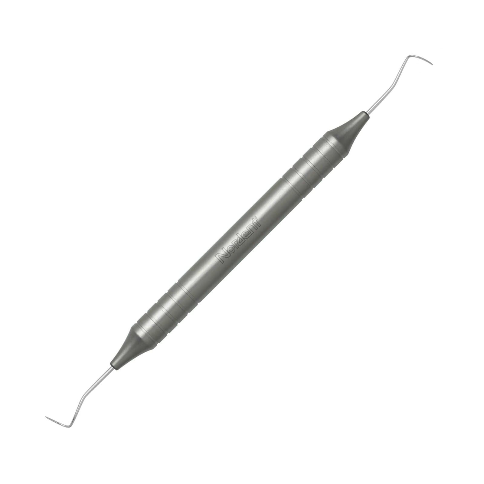Nordent #2 Double-End Pigtail Explorer, DuraLite Round Handle, Stainless Steel, REEX2 thumbnail 3