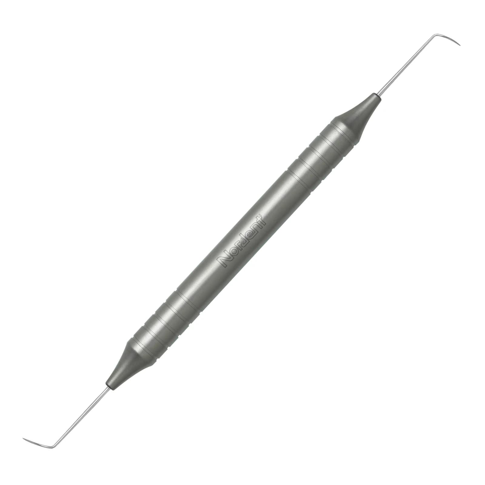 Nordent Explorer #3 Double-Ended DuraLite® Round Handle, Stainless Steel, REEX3DE - Explorers - Double-Ended - #3 - DuraLite&reg; Round - Image 1