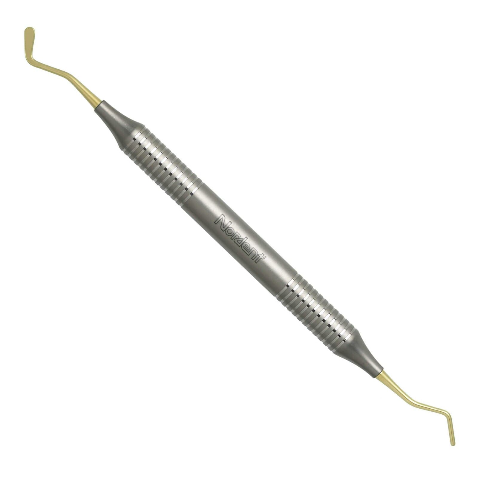 Nordent Composite Placement DE TiN Coated Paddle/Condenser #21T DuraLite Round Handle, Double End, REPFI21T thumbnail 3