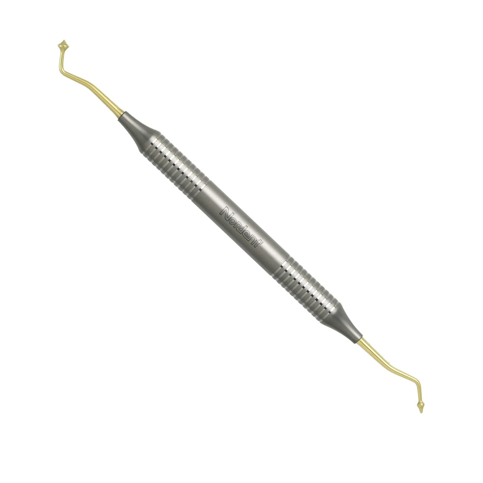Nordent Composite Placement DE TiN Coated Duck-Head #28 DuraLite Round Handle, REPFI28T - Composite Placement DE TiN Coated Duck-Head #28 DuraLite ROUND - Image 1