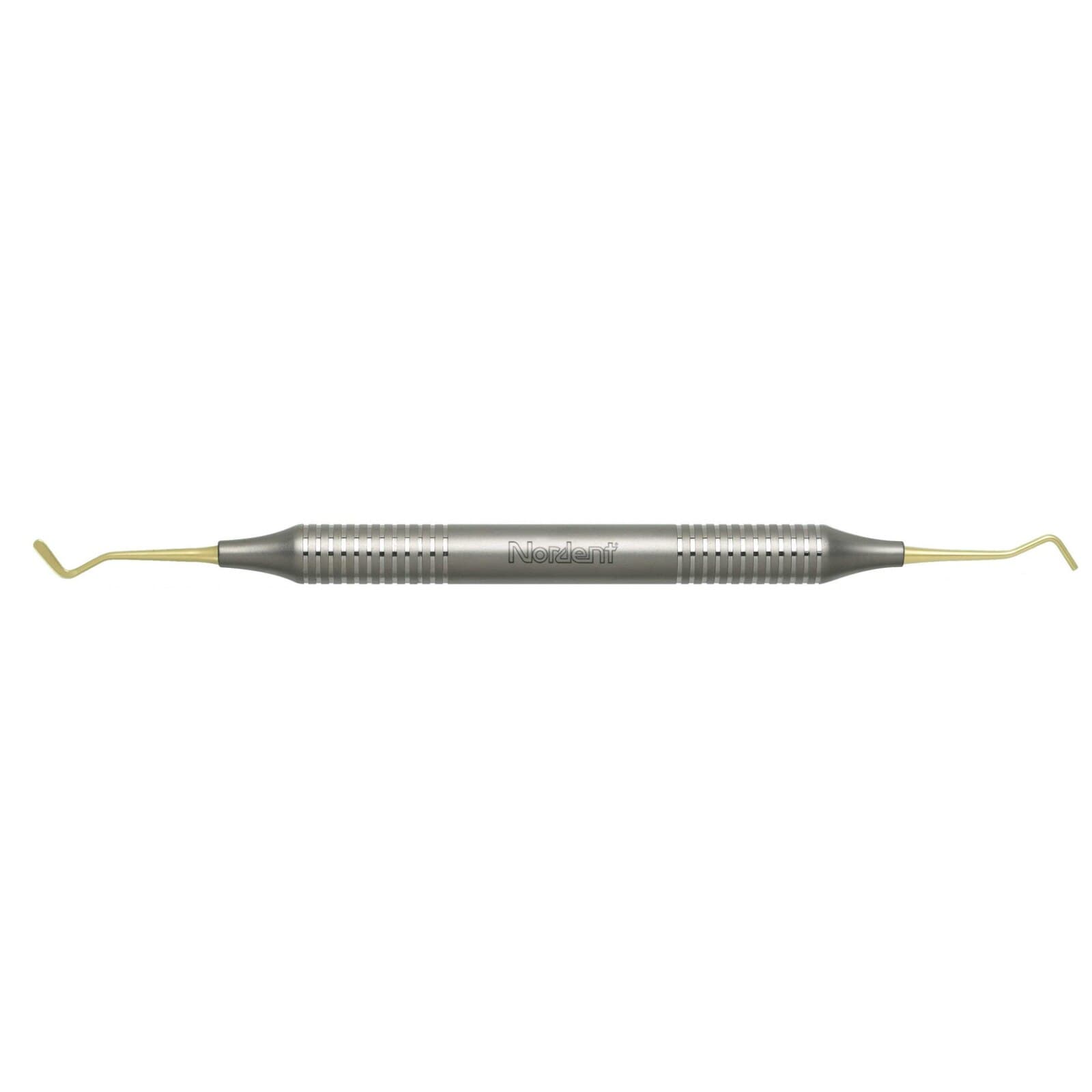 Nordent #3T Composite Placement Instrument, Paddle/Condenser, Titanium Nitride Coated, DuraLite Round Handle, Double-End, REPFI3T thumbnail 3