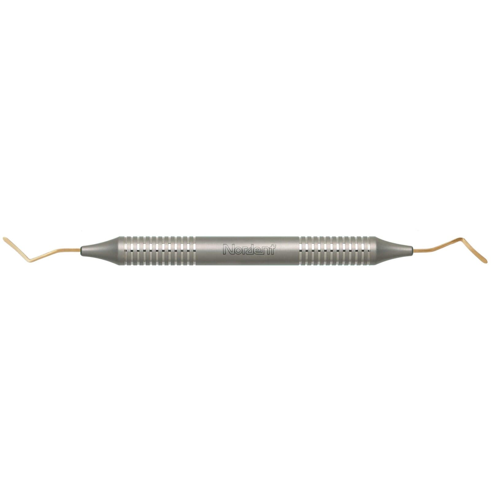 Nordent DuraLite Composite Placement Instrument, Double Paddle #51T, Titanium-Nitride Coated, Round Handle thumbnail 2