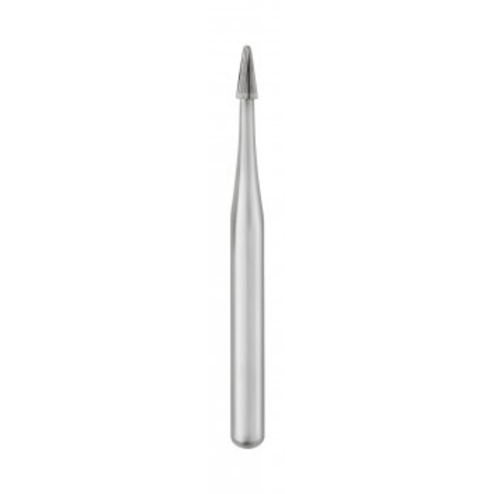SS White Fissurotomy Original Carbide Bur, FGSS, Short Shank, Tapered Fissure, 1.1 mm Head Diameter, 2.5 mm Head Length, 10/Pk, #18011 thumbnail 7