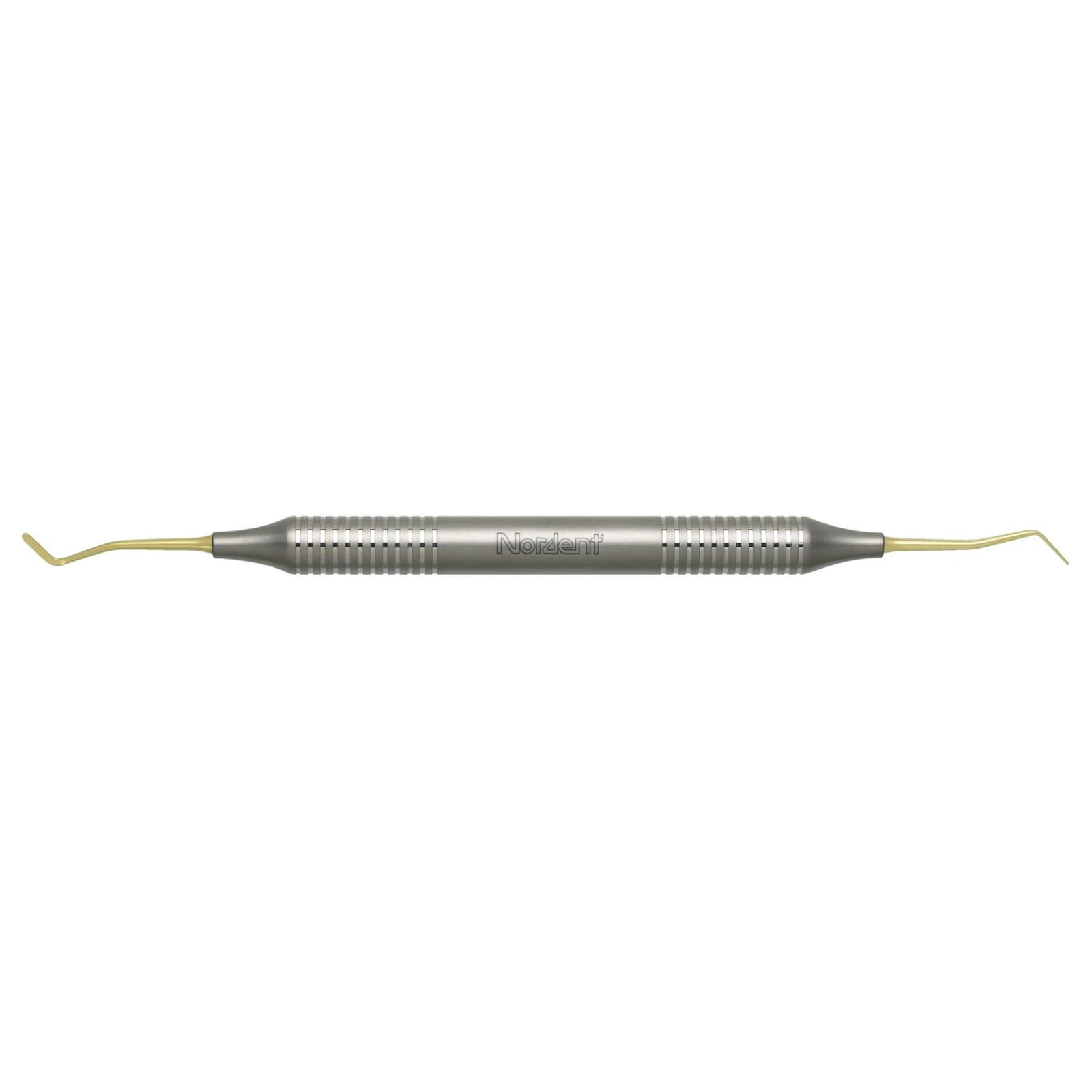 Nordent Titanium-Nitride Composite Placement Instrument, Double Paddle #8A, Double-End, DuraLite Round Handle, REPFI8AT thumbnail 2
