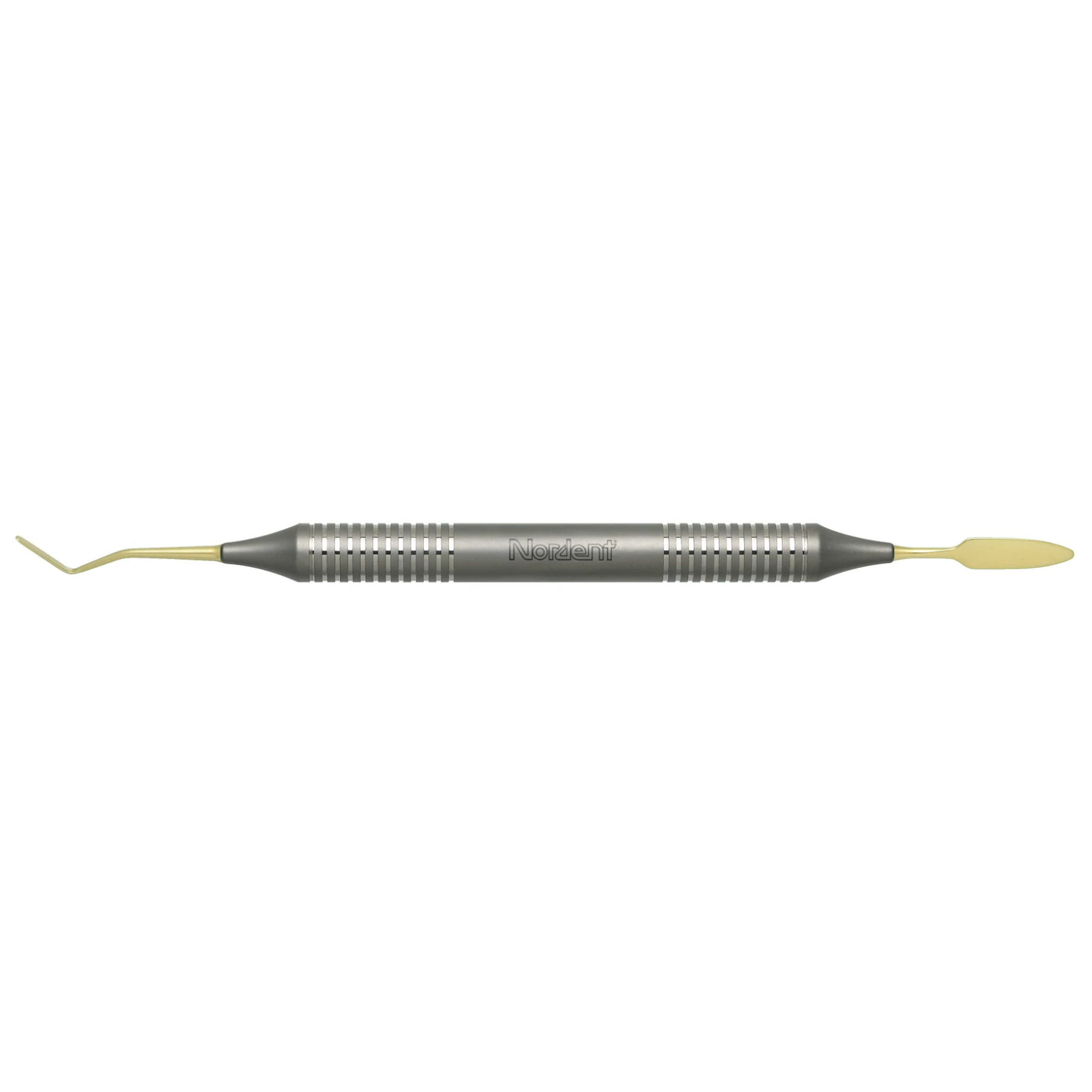 Nordent #9 Titanium-Coated Double End Composite Placement Instrument, DuraLite Round Handle, REPFI9T thumbnail 2