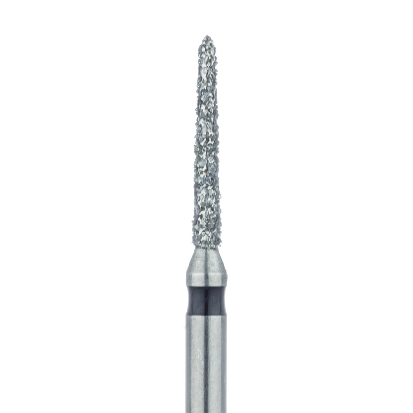 Meisinger 878H-012-FG Diamond Bur, Super Coarse (Black), Tapered Torpedo/Cylinder, Friction Grip, 1.2 mm Head Diameter, 8.0 mm Head Length, 5/Pkg thumbnail 3