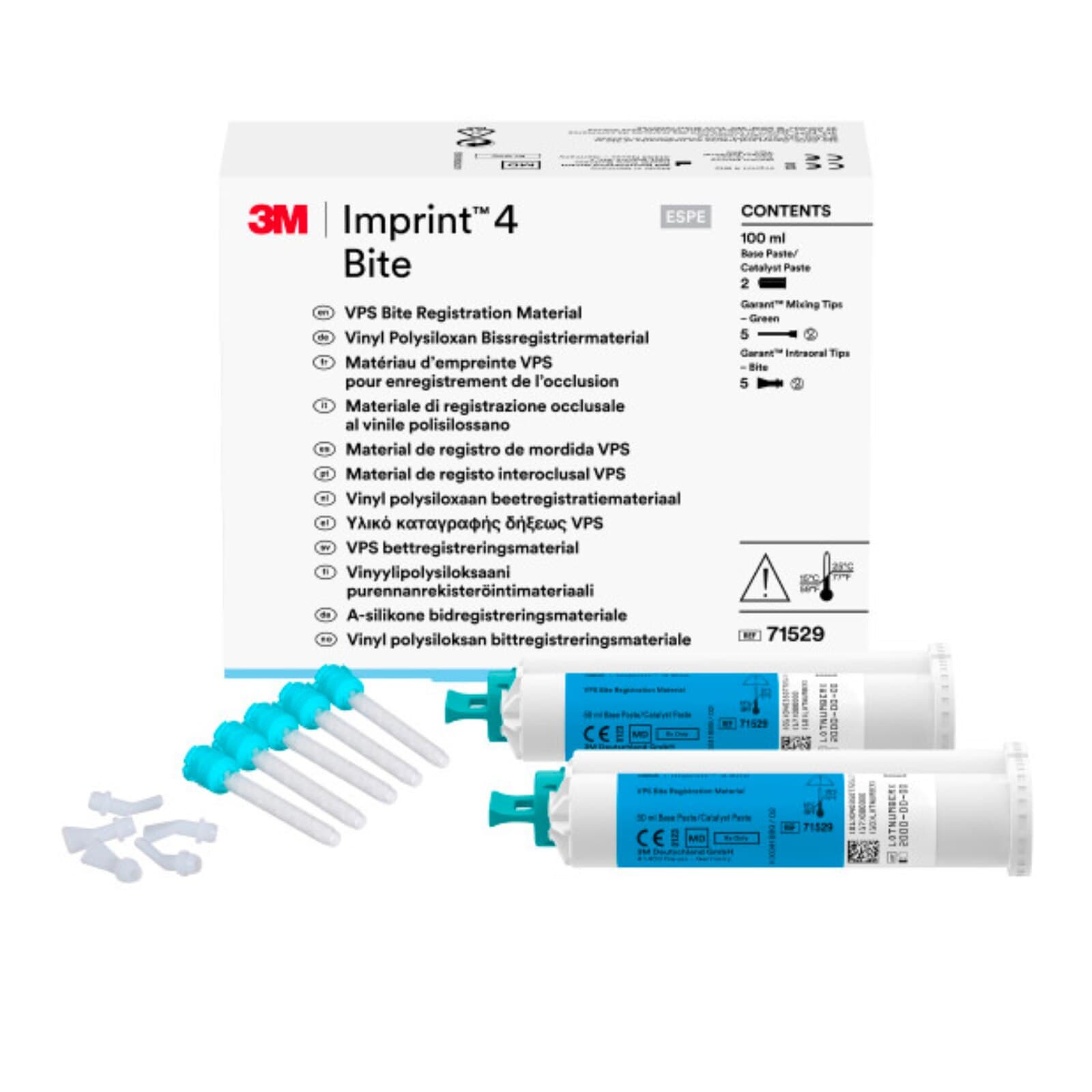 3M™ Imprint™ 4 VPS Bite Registration Material, Fast Set, 50 mL Cartridges, 2/Pk, 71529 thumbnail 2