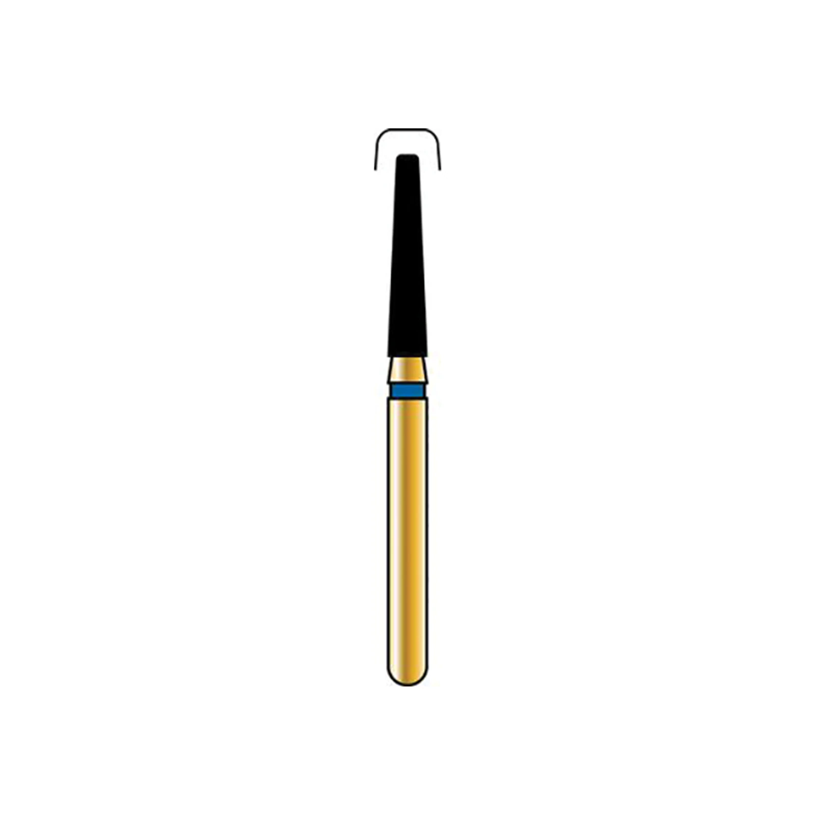 Alpen Multi-Use Diamond FG #847R Rounded Edge Taper, 1.6mm, Coarse Grit, Green, Package of 5 - Alpen® Multi-Use Diamonds FG # 847R Rounded Edge Taper 1.6mm Coarse Green Pkg/5 - Image 1