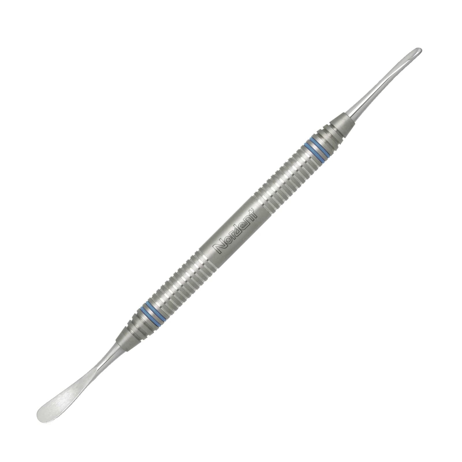 Nordent Freer #9 Double-End Periosteal Elevator, Stainless Steel Standard Handle, 7.5mm and 3mm Curved Non-Cutting Blades - Periosteal Elevator DE Freer #9 Med-Rnd Handle - Image 1