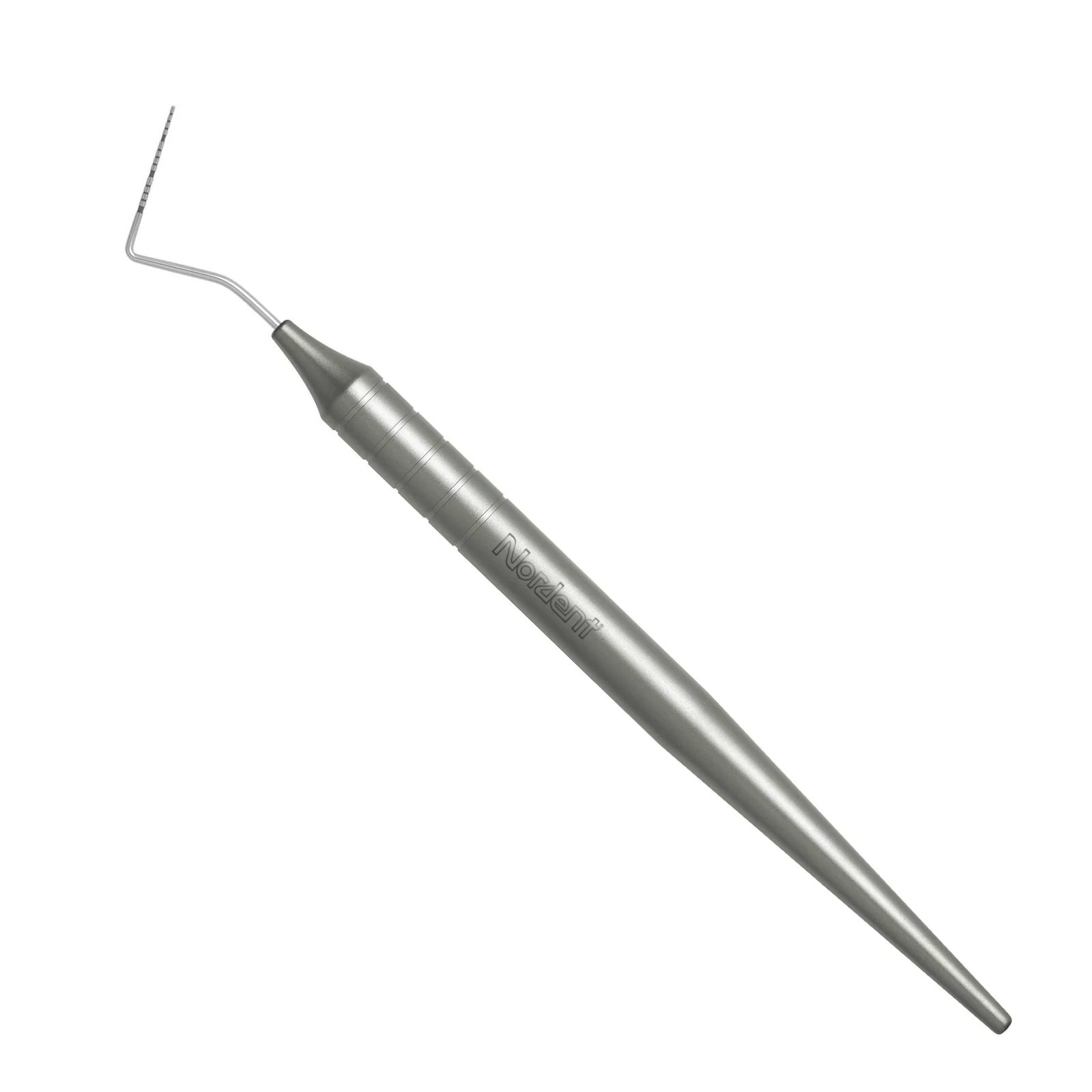 Nordent DuraLite Round Color-Coded UNC #N15 Periodontal Probe, Single-Ended, 1-15 mm thumbnail 3