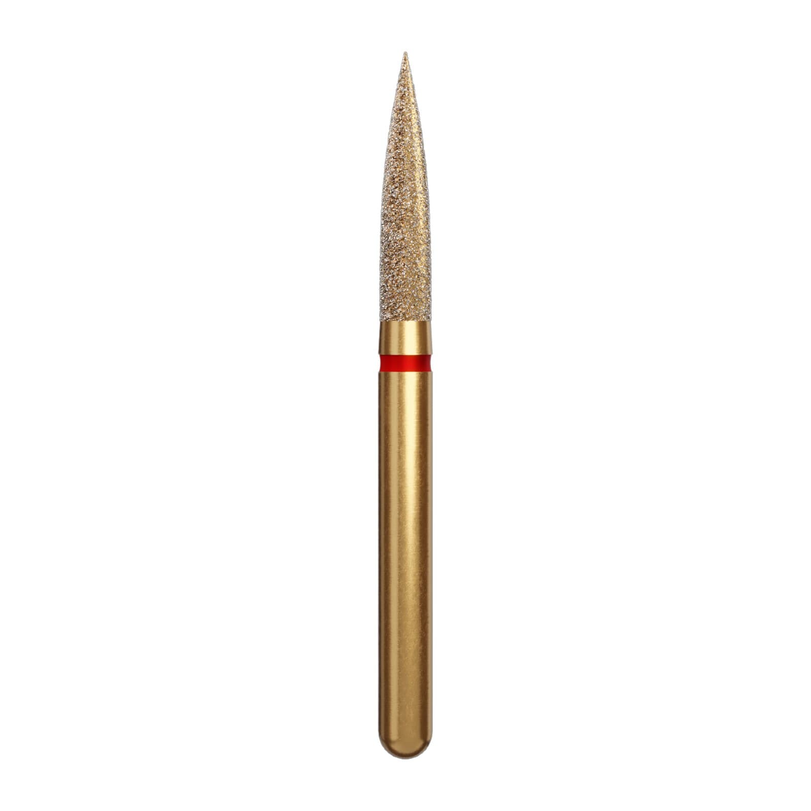 Alpen Multilayer Diamond Bur FG 862-016, Fine Grit, Flame Shape, 5/Pk - Alpen FG #862.016 Fine Grit, Flame Shaped Diamond Bur. Package of 5 Burs - Image 1