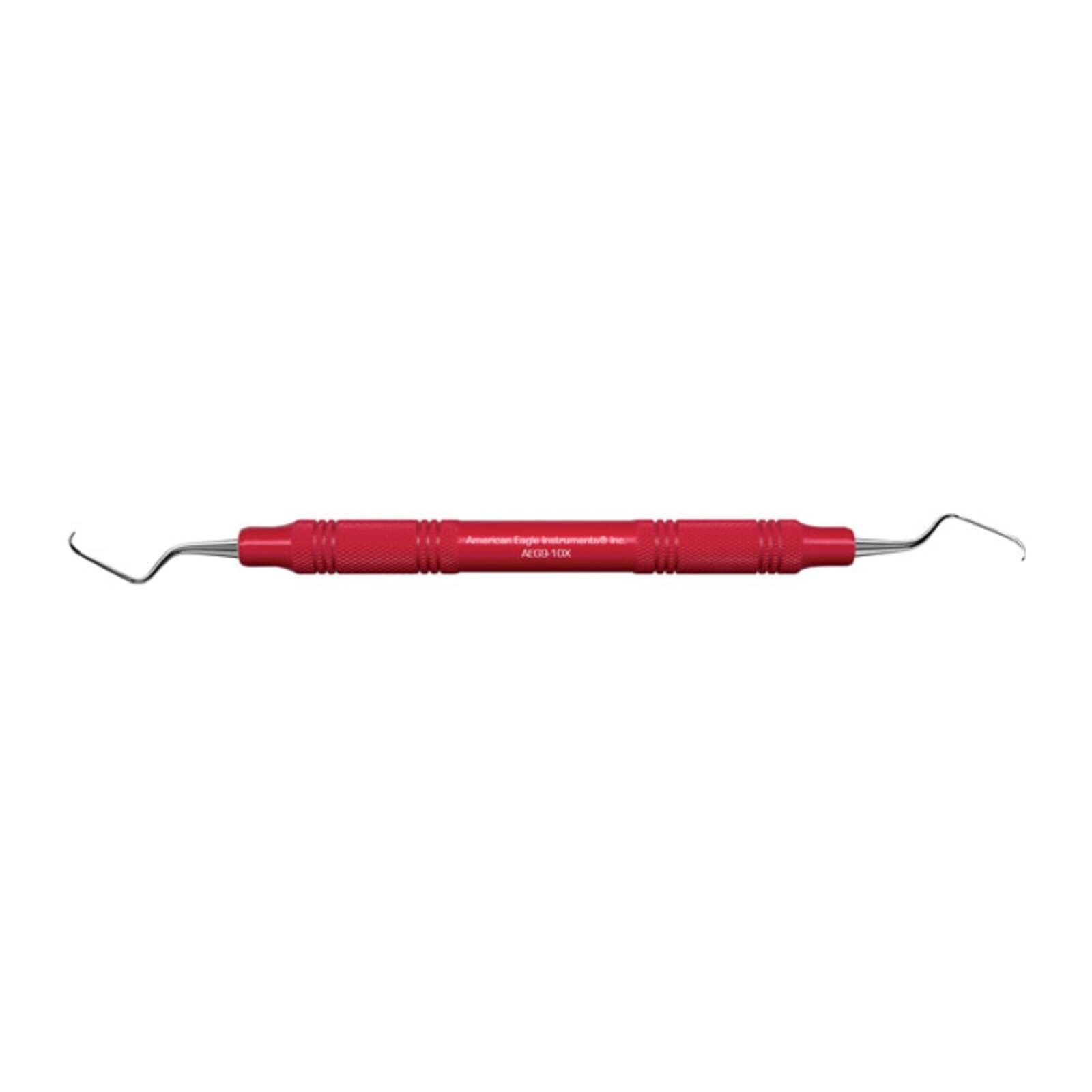 American Eagle Instruments Gracey Curette 9/10, Standard, Double End, EagleLite Resin Red Handle, AEG9-10X thumbnail 2