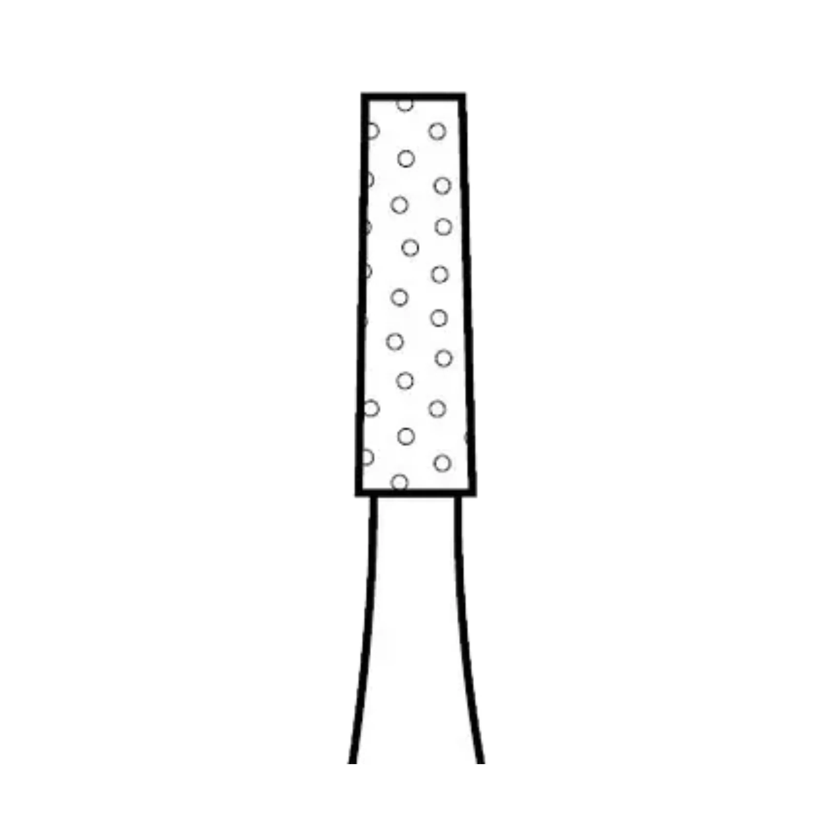 Two Striper ShortCut Operative Diamond Bur, FGSS, Flat-End Cylinder, 557 S, Medium, Blue, 1.0 mm, 5/Pk, 2015915 thumbnail 3