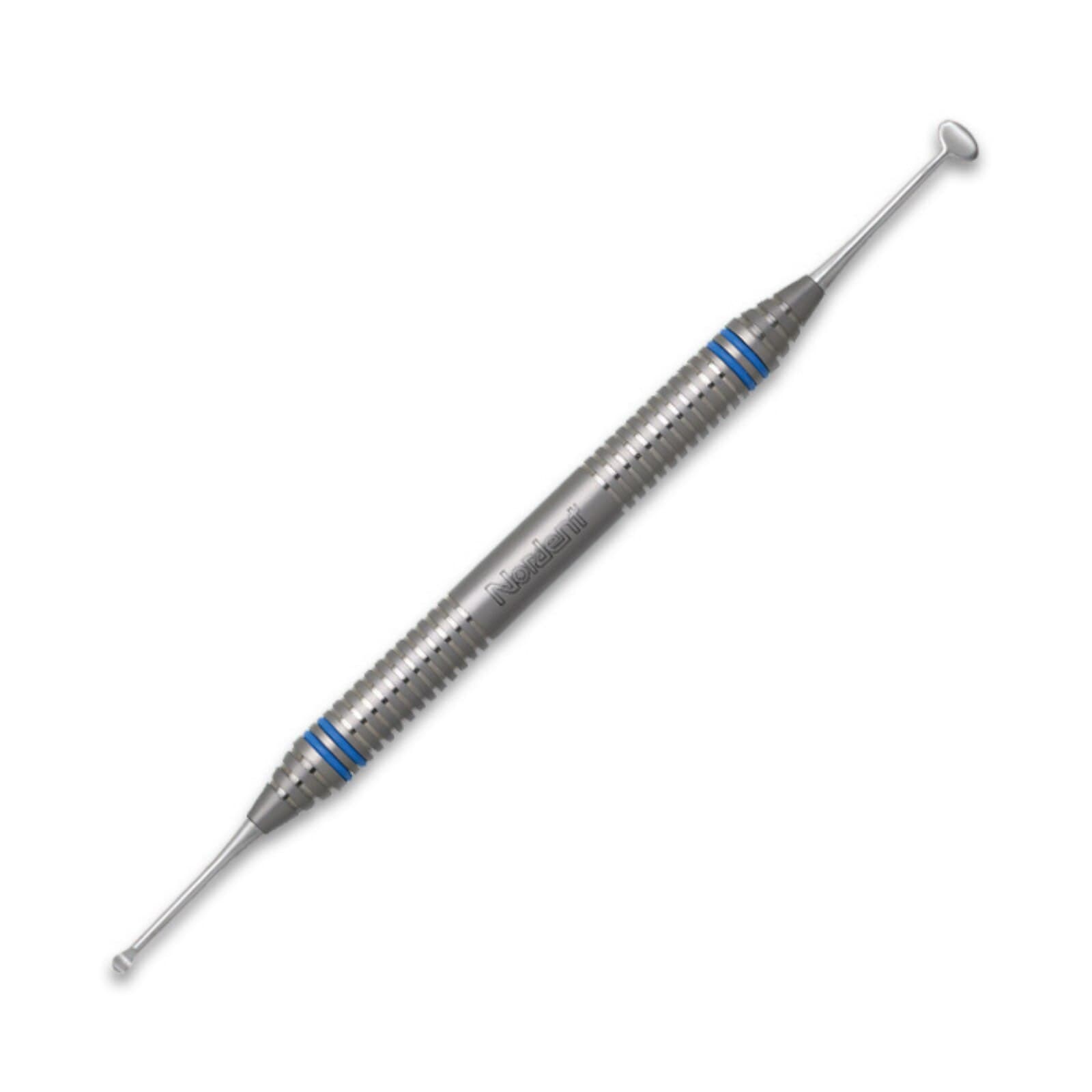 Nordent Molt #2 Single End Surgical Curette, 3.5mm Wide Spoon, Hardened Stainless Steel, #189 Handle thumbnail 6