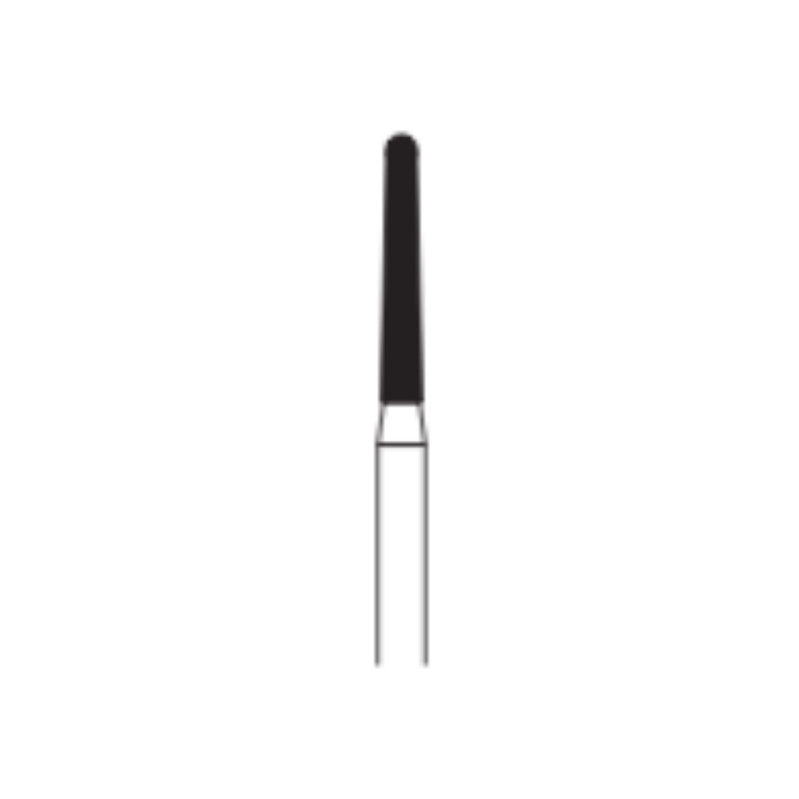 House Brand FG 856L.014 Super Coarse, Round End Taper, Single Use Diamond Bur, 10/Pk - House Brand FG 856L.014 Super Coarse, Round End Taper, Single Use Diamond Bur - Image 1