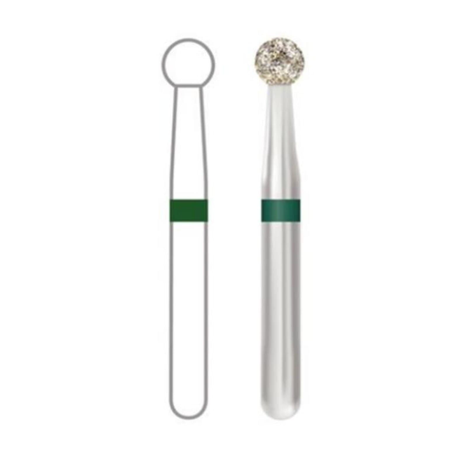 Midwest Once Sterile Carbide Bur, Round #1, Right-Angle Latch, 2.35 mm, 25/Pkg, 314103 - Midwest Once Operative Burs LA 1 25/Pk - Image 1