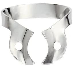 Hygenic Rubber Dam Clamp, #W8, Wingless, Gloss Finish, Upper Molar, 1/Pk, H02767 thumbnail 3