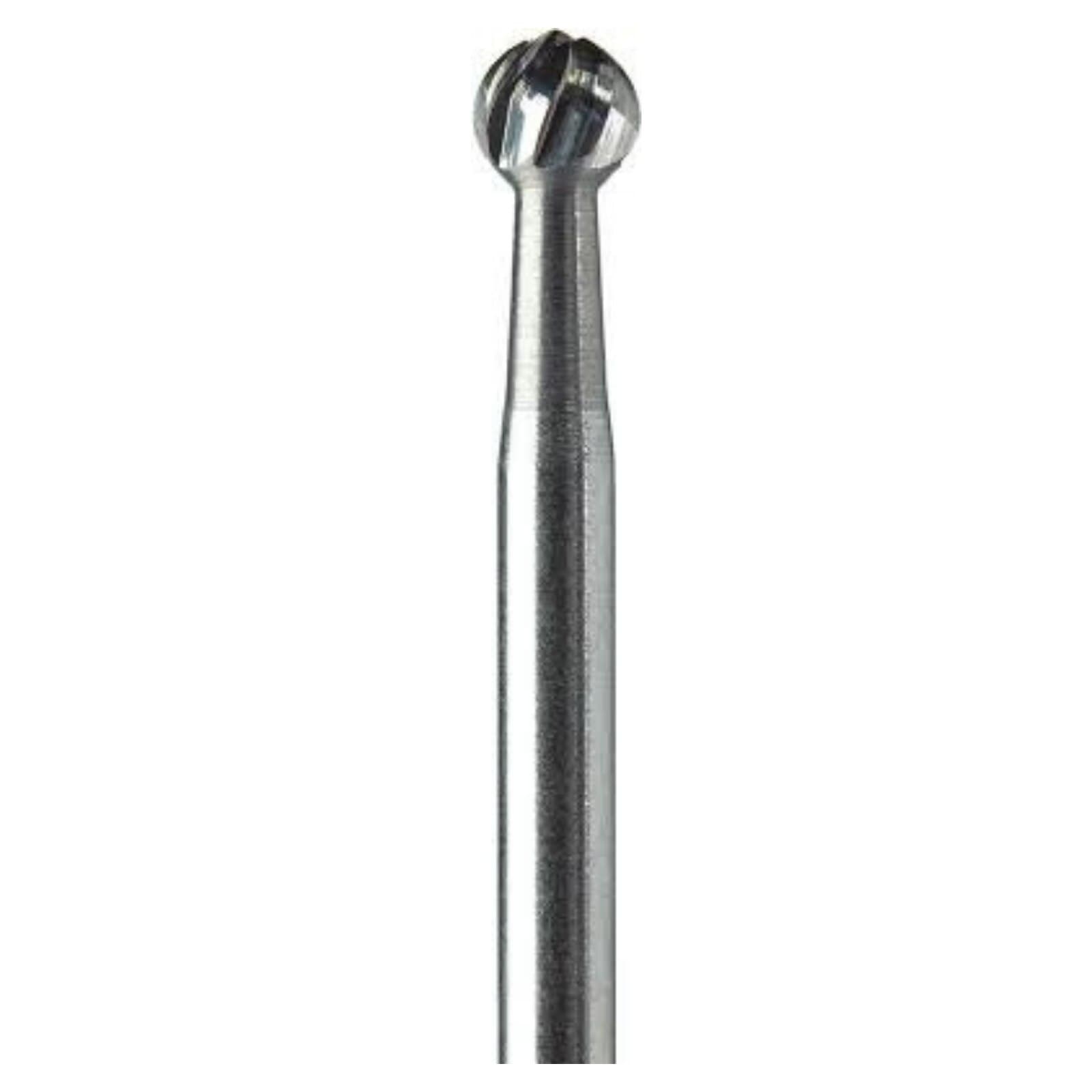 Midwest Once Sterile Operative Carbide Bur, FG, Round #1, 0.8 mm, 25/Pk - Midwest Once Operative Burs FG 1 25/Pk - Image 1