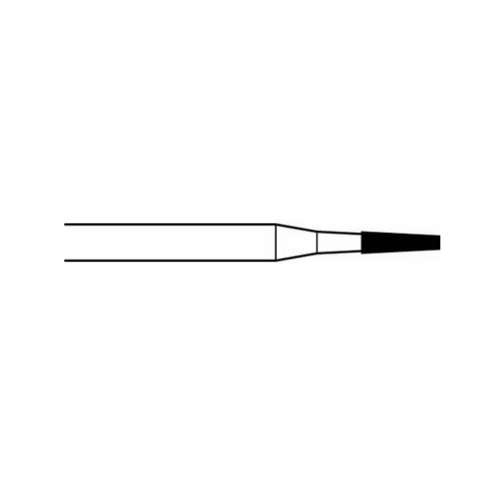 Midwest Once Sterile Carbide Bur FG 701L, Tapered Fissure, 1.2 mm, 25/Pkg, 314250 - Midwest Once Operative Burs FG 701-L 25/Pk - Image 1