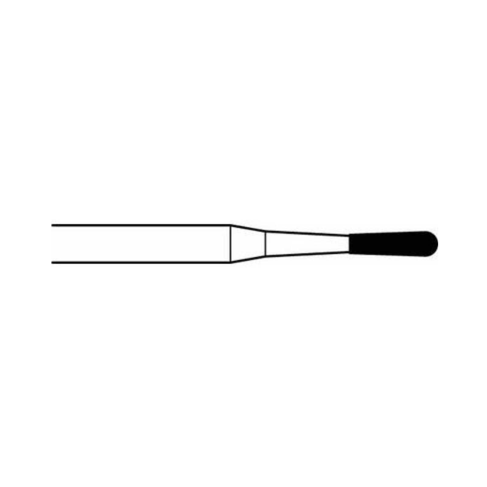 Midwest Once Sterile Carbide Bur FG #331L, Pear, 1.0 mm, 25/Pkg, 314264 - Midwest Once Operative Burs FG 331-L 25/Pk - Image 1