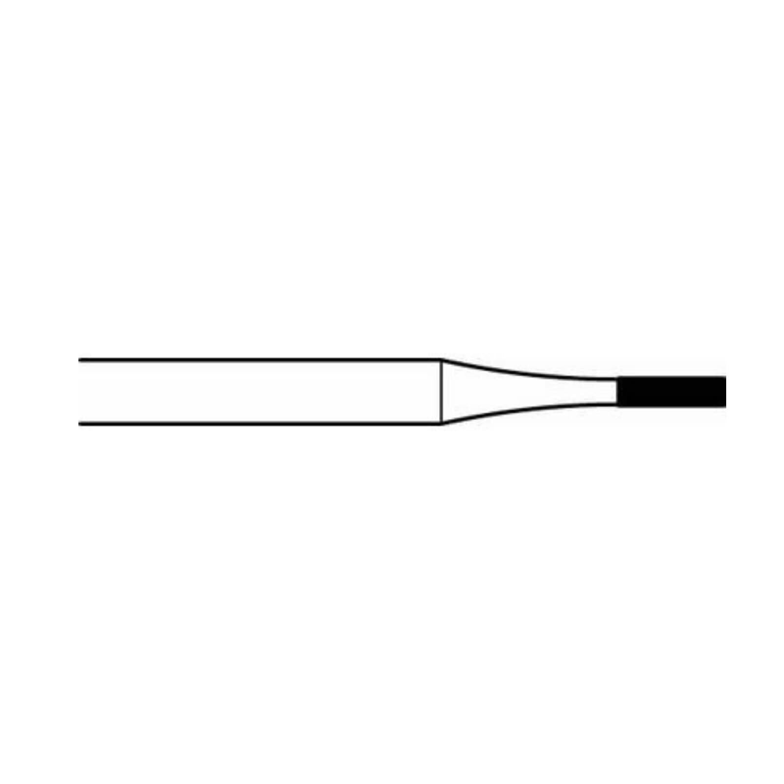 Midwest Once Sterile Carbide Bur, FG SS, Straight Fissure #556, 0.8 mm, 25/Pk, 314426 - Midwest Once Operative Burs FGSS 556 25/Pk - Image 1
