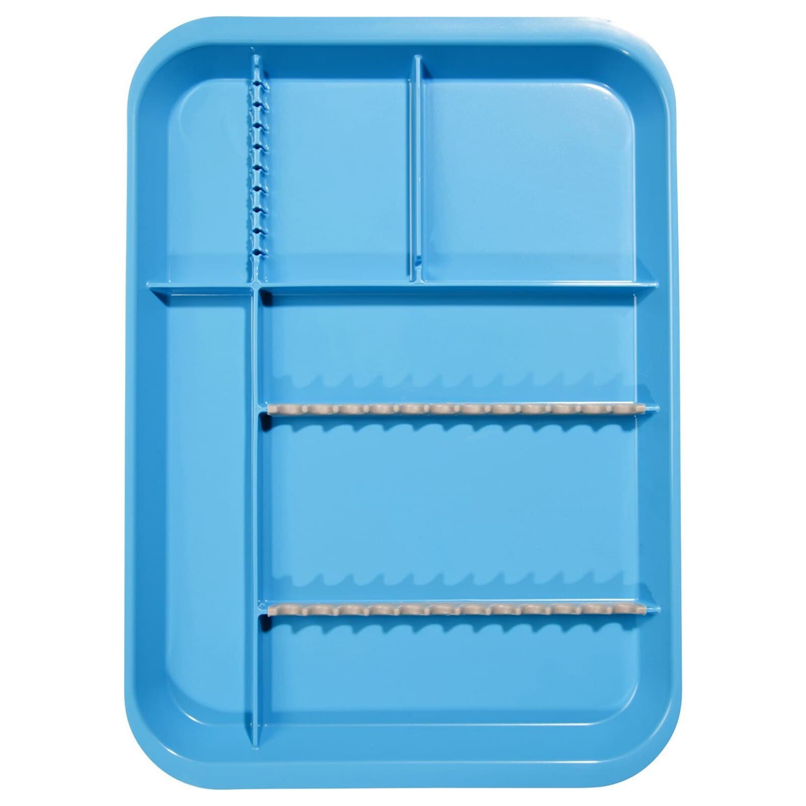 Zirc B-Lok Divided Setup Tray, Size B (Ritter), Neon Blue, 13-3/8" x 9-5/8" x 7/8", 20Z451N thumbnail 2