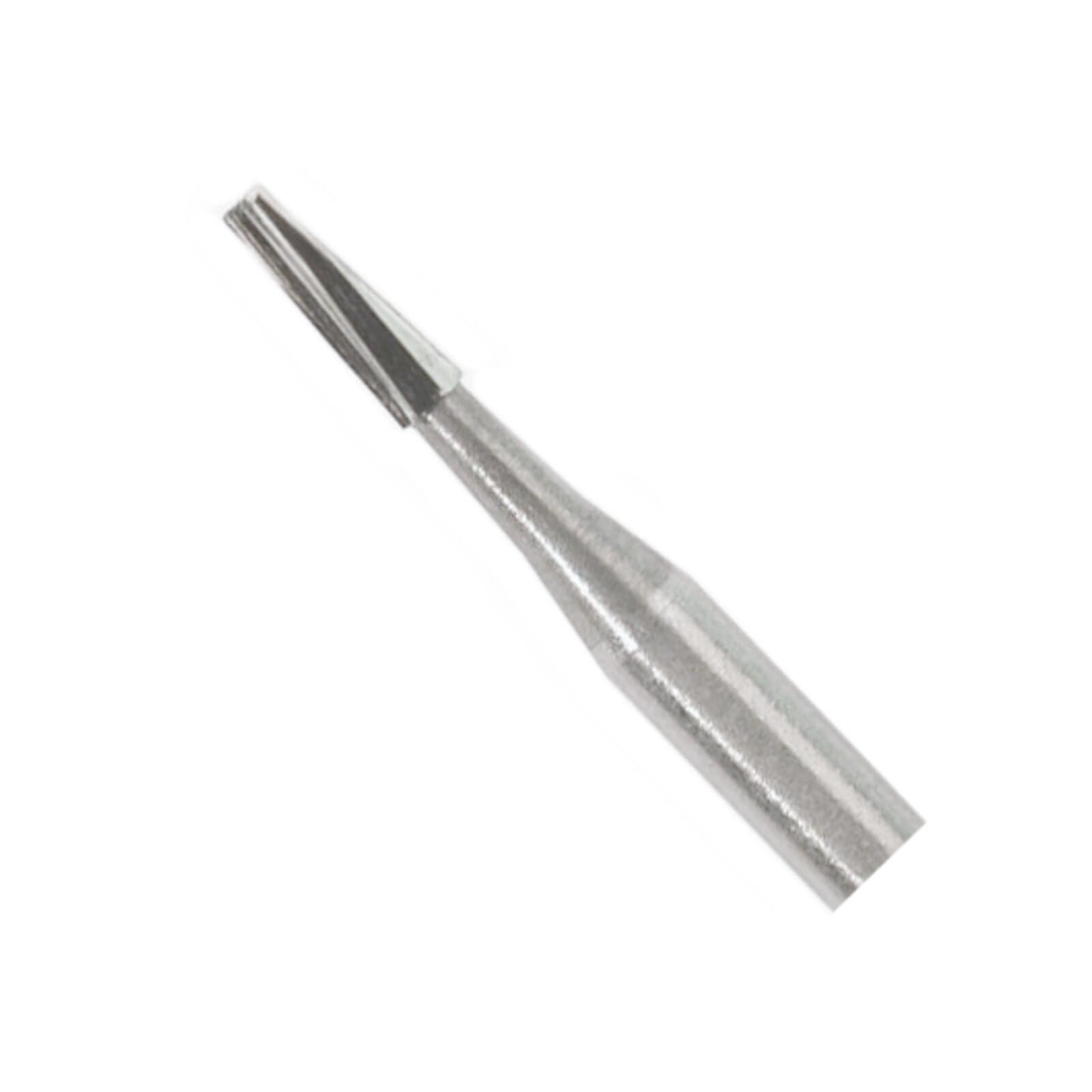 Midwest Operative Carbide Bur #171, Tapered Fissure, Flat End, FG, 1.2mm Diameter, 3.7mm Length, 6 Flutes, 10/Pk, 389223 thumbnail 2