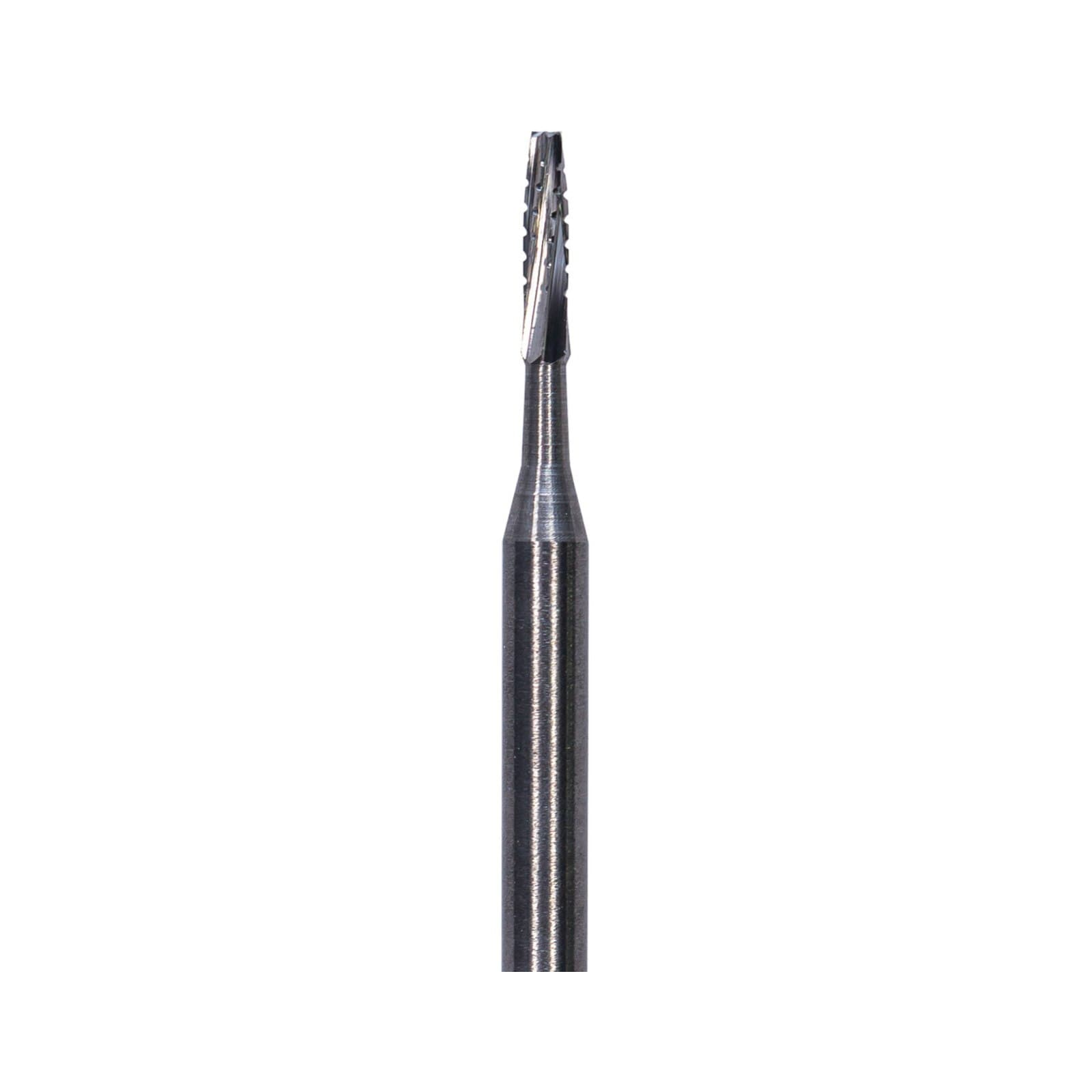 Midwest Operative Carbide Bur #700, FG, Tapered Fissure, Flat End, Crosscut, 6 Flutes, 1.0 mm Diameter, 3.7 mm Length, 10/Pkg, 389232 thumbnail 2