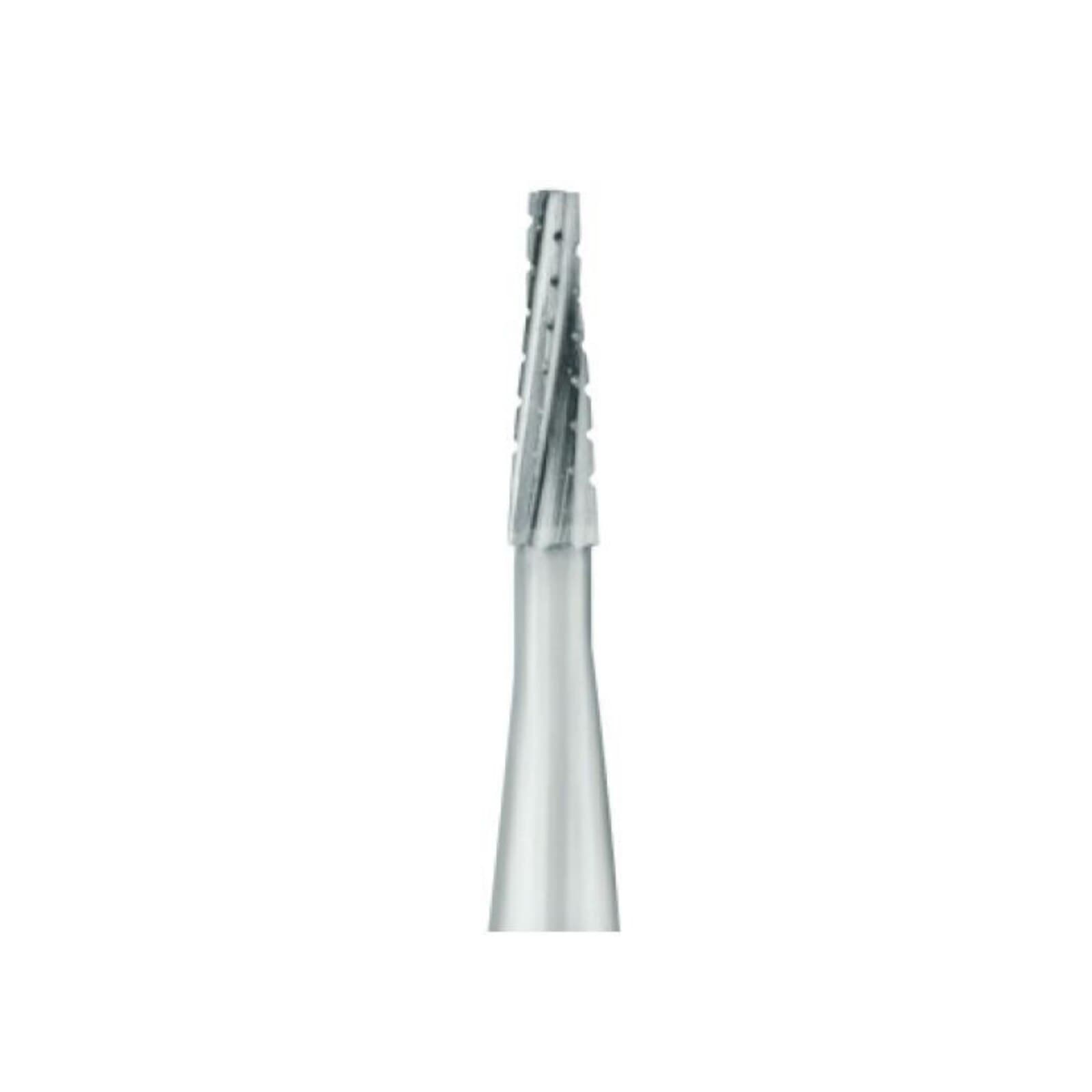 Midwest Operative Carbide Bur #703, FG, Tapered Fissure, Flat End, Crosscut, 6 Flutes, 2.1 mm Diameter, 4.6 mm Length, 10/Pkg, 389235 thumbnail 2