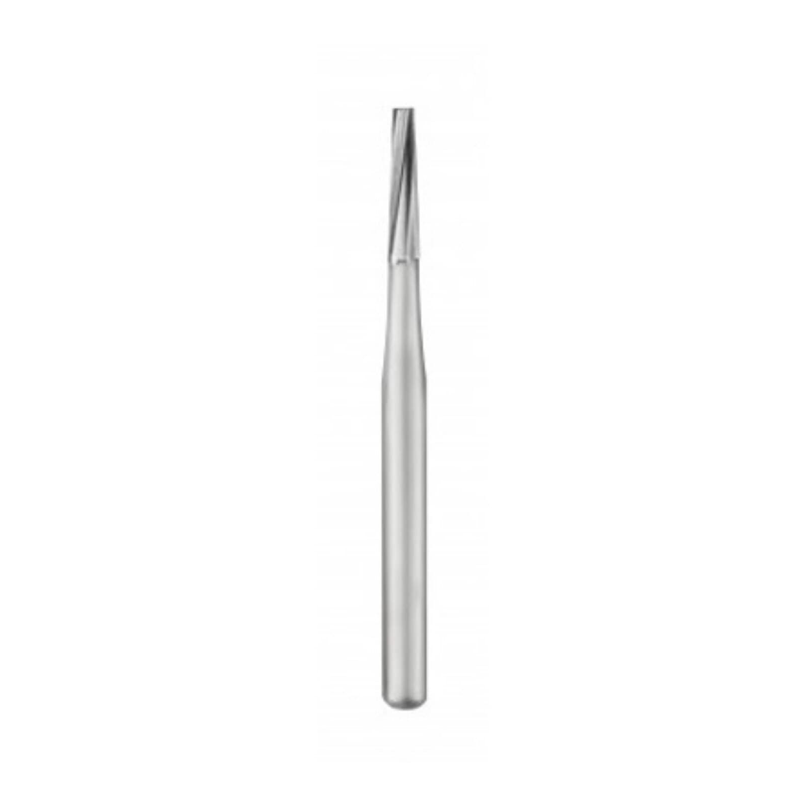 Midwest Operative Carbide Bur #171-L, FG, 6 Flutes, Tapered Fissure, Flat End, 1.2 mm Diameter, 4.9 mm Length, 10/Pkg, 389247 thumbnail 2