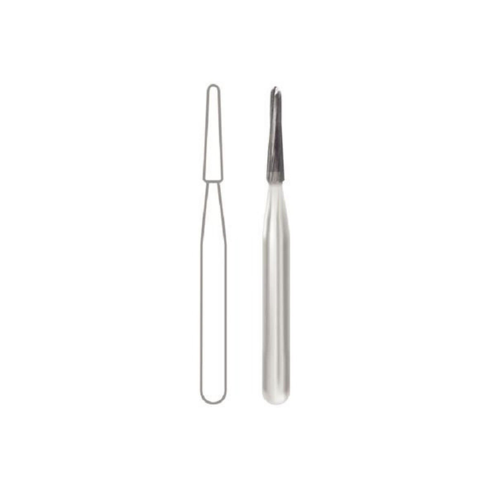 Midwest Operative Carbide Bur FG #1170, Taper Dome End, 1.0 mm Diameter, 3.7 mm Length, 10/Pk, 389272 thumbnail 2