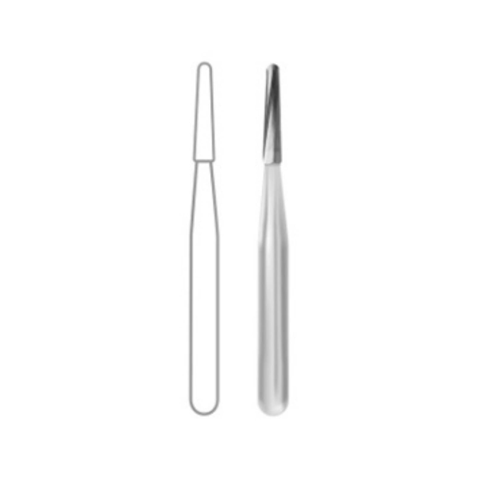 Midwest Operative Carbide Bur FG #1171, Taper Dome End, 1.2 mm Diameter, 3.7 mm Length, 6 Flutes, 10/Pk, 389273 thumbnail 2