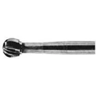 SS White Trimming & Finishing Carbide Bur, 30-Blade FG, Round, Size #9004, 5/Pkg thumbnail 2
