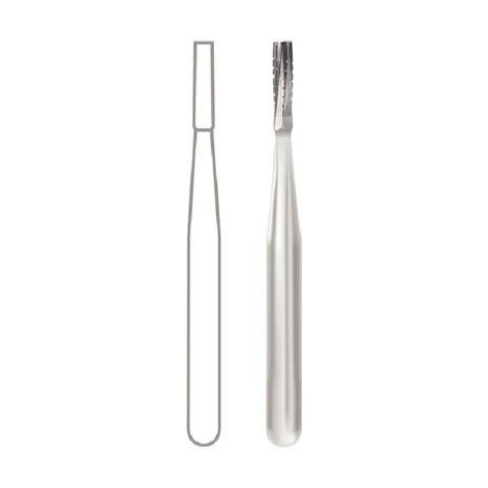 Midwest FG Carbide Bur #556L, Straight Fissure Crosscut, Friction Grip, 10/Pack, 389290 - Midwest&reg; FG Carbide Burs - #556L - Image 1