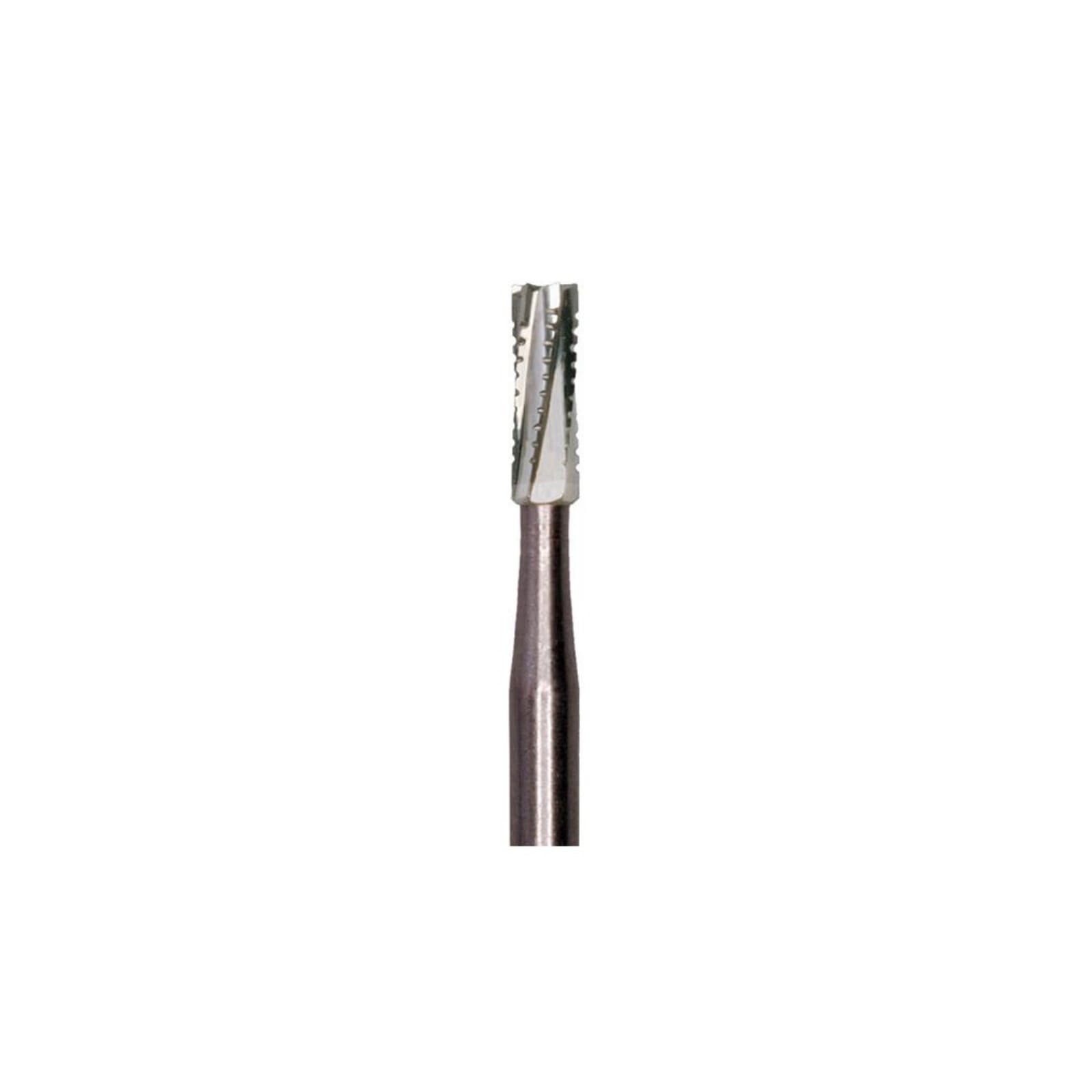 Midwest Operative Carbide Bur #557, Straight Fissure Crosscut Flat End, HP, 1.0 mm Diameter, 3.7 mm Length, 10/Pk, 389327 thumbnail 2