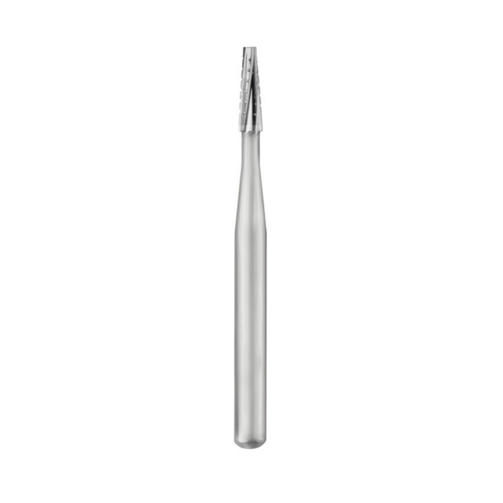Midwest Operative Carbide Bur #701, HP, Tapered Fissure Crosscut Flat End, 1.2 mm Diameter, 3.7 mm Length, 10/Pkg, 389333 thumbnail 2