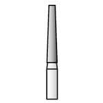 SS White Revelation Diamond Bur F847-014, Fine Grit, Flat End Cone, Friction Grip, 1.4 mm Diameter, 5/Pack thumbnail 2