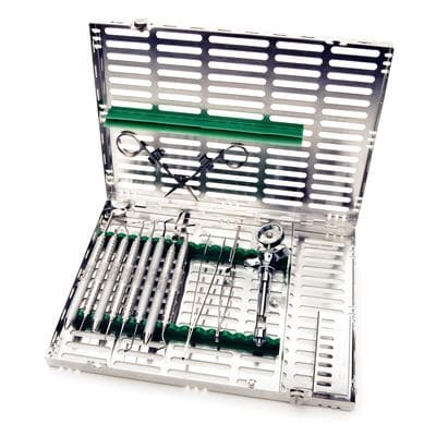 Hu-Friedy IMS Signature Series Cassette, 16-Instrument, Large, Green, with Accessory Area, 1/Pk, IM4169 thumbnail 3