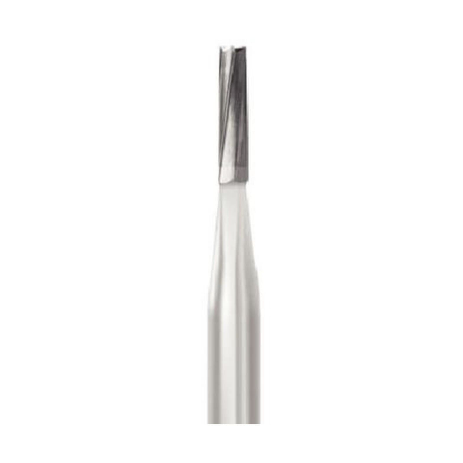 Midwest Operative Carbide Bur #57, Straight Fissure, Flat End, FG Short Shank, 1.0 mm Diameter, 3.7 mm Length, 10/Pk, 389417 thumbnail 2