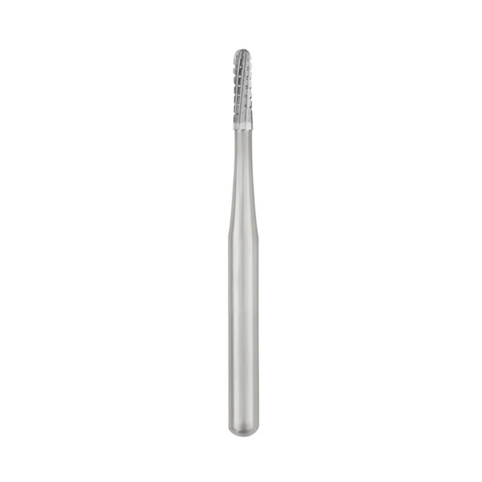 Midwest Operative Carbide Bur #1557, Straight Fissure Round End Crosscut, Friction Grip Short Shank, 1.0 mm Diameter, 3.7 mm Length, 10/Pkg, 389459 thumbnail 2