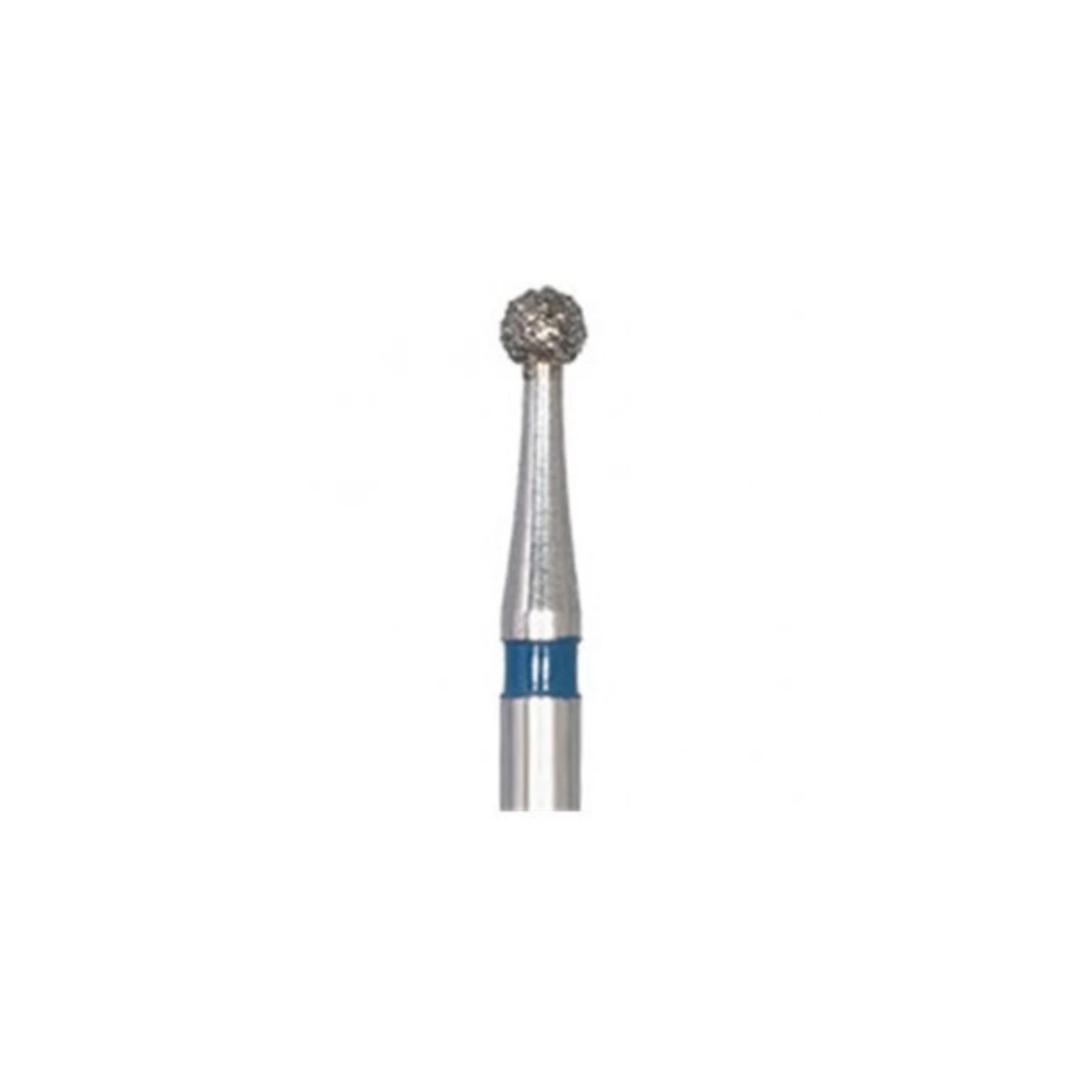 Meisinger 801L-016-FG Diamond Bur, Round, Medium Grit, 1.6 mm, Friction Grip, Long, 5/Pk thumbnail 3