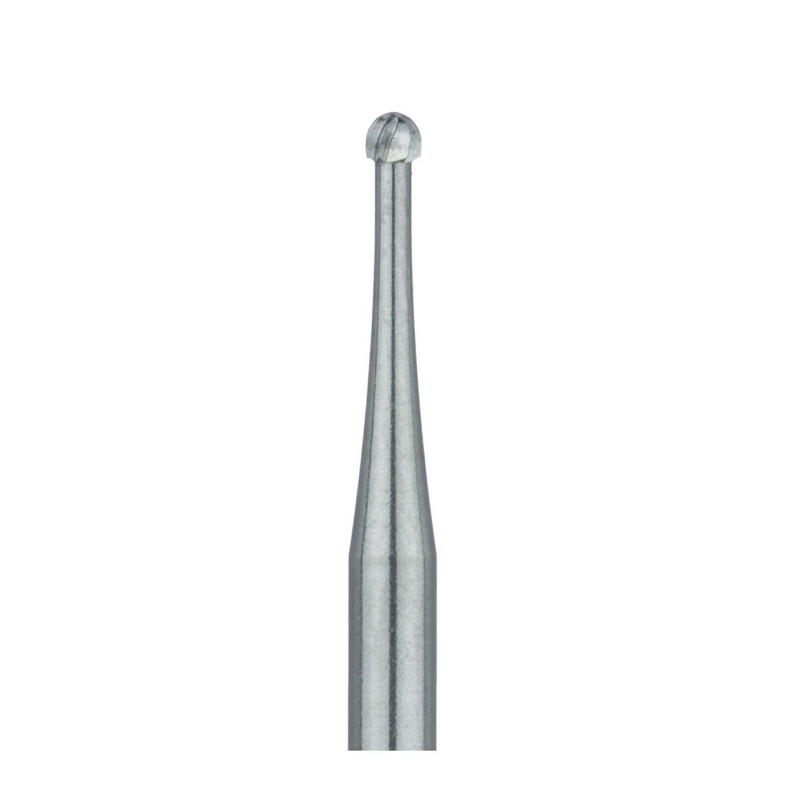 Meisinger HM1-010-FG Tungsten Carbide Bur, #2 Round, Friction Grip, 1.0 mm Head, 5/Pk thumbnail 3