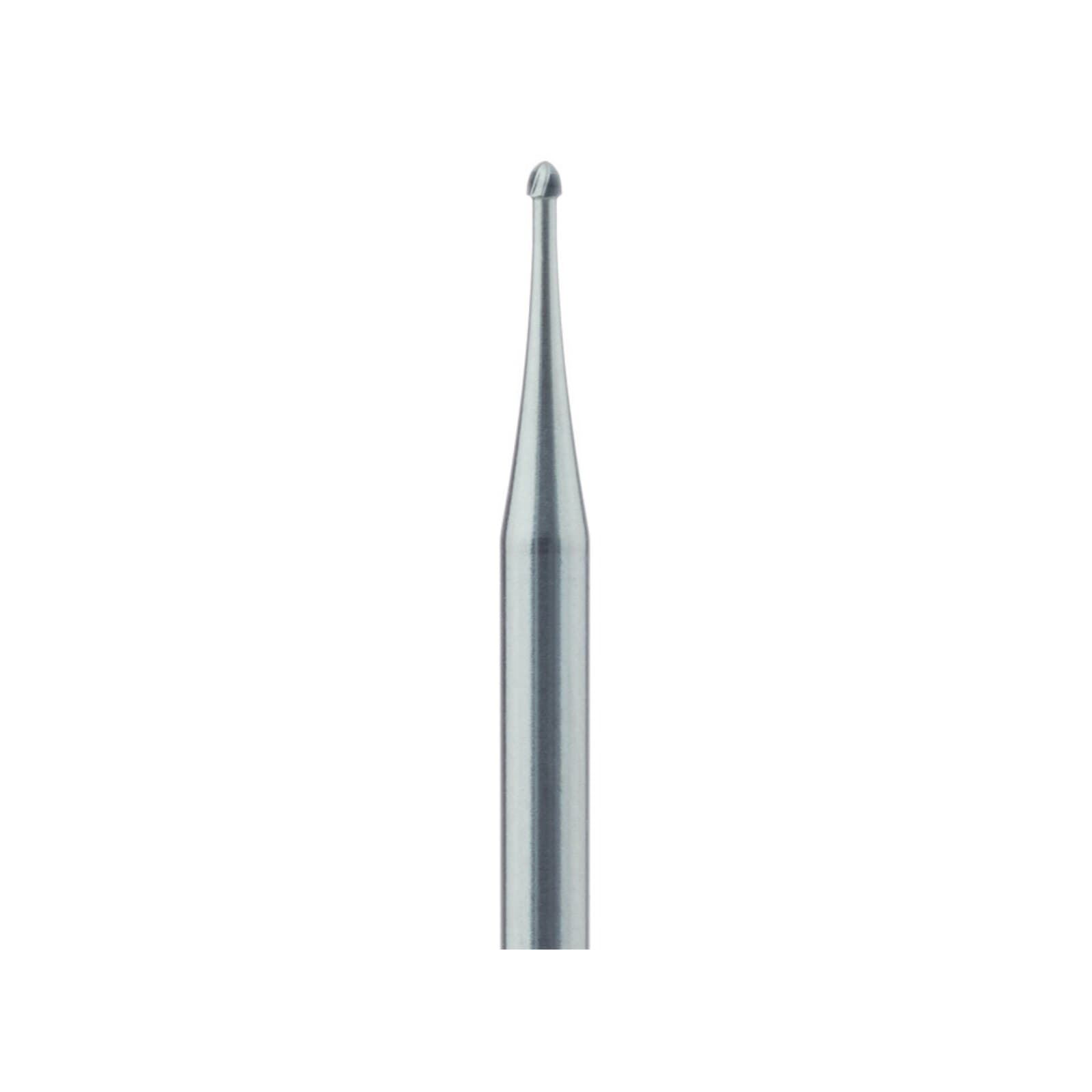 Meisinger Tungsten Carbide Bur HM1-010-HP, Round #2, 1.0 mm Head, Handpiece, 5/Pkg thumbnail 2
