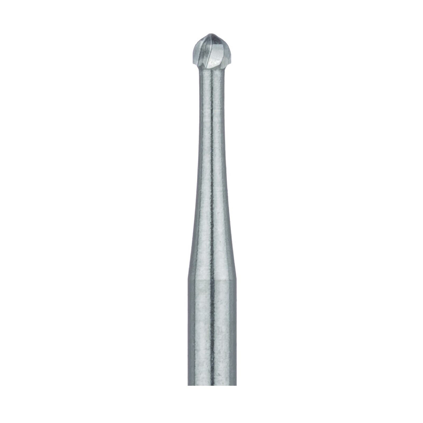 Meisinger HM1-012-FG Tungsten Carbide Bur, Round, #3, 1.2 mm, Friction Grip, 5/Pk thumbnail 3