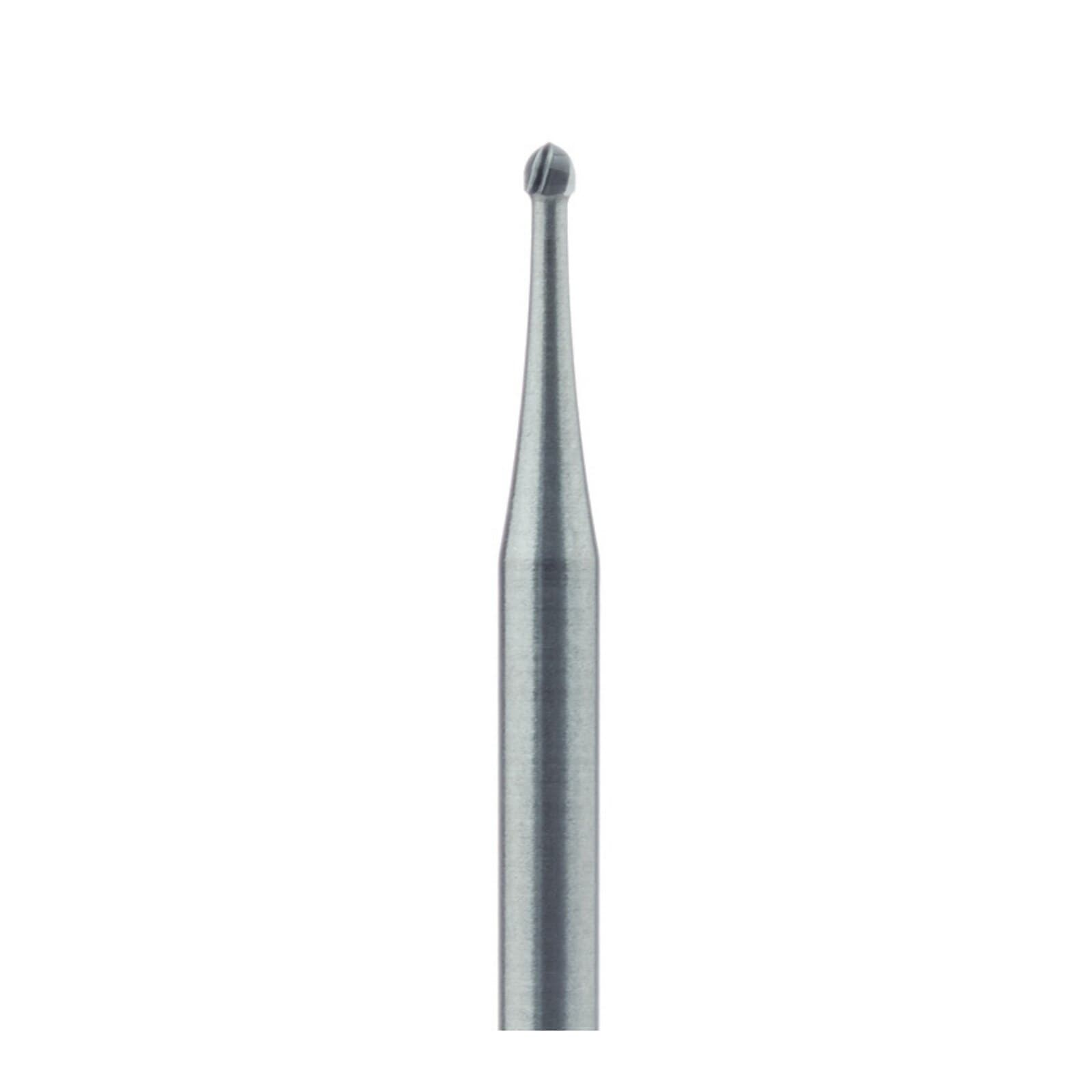 Meisinger Tungsten Carbide Bur HM1-012-HP, Round #3, 1.2 mm Diameter, HP Shank, 5/Pkg thumbnail 2