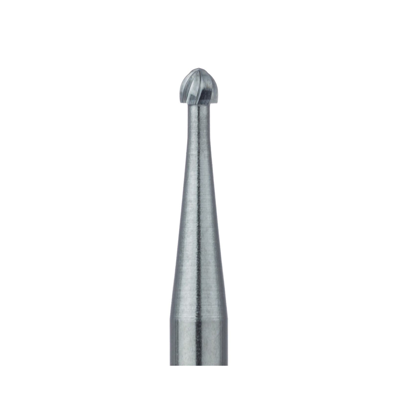 Meisinger Tungsten Carbide Bur HM1-016-RA, Round #5, Right-Angle Latch, 1.6 mm Diameter, 5/Pkg thumbnail 2
