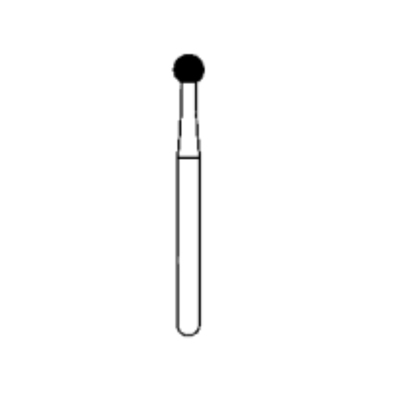 Alpen Carbide Bur FG #7 Round, Friction Grip, 2.1 mm Diameter, 10/Pk, R100007 thumbnail 2
